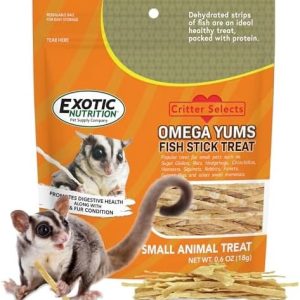 How Our Sugar Gliders Thrived on These Natural Fish Stick Treats