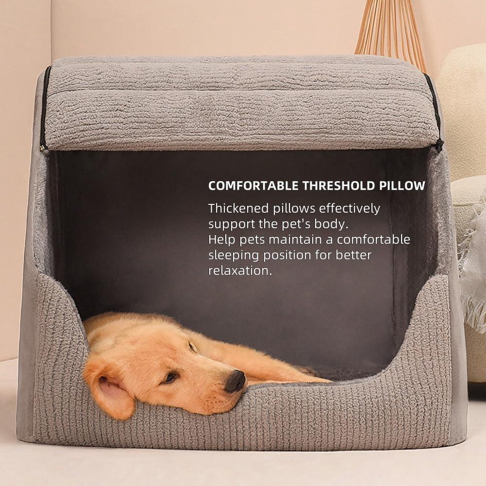 How Our Big Dogs Finally Found the Cozy ​Cave They Deserve