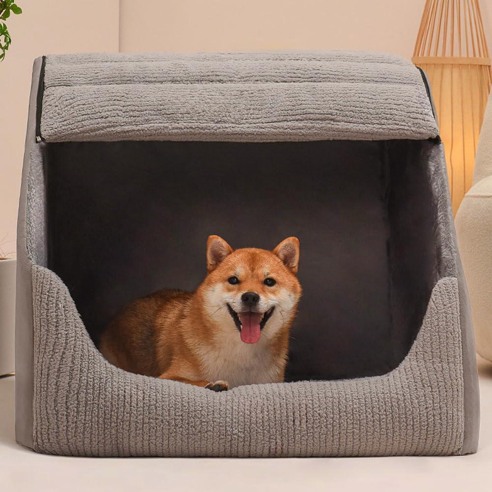 How Our Big Dogs Finally Found the Cozy Cave They Deserve