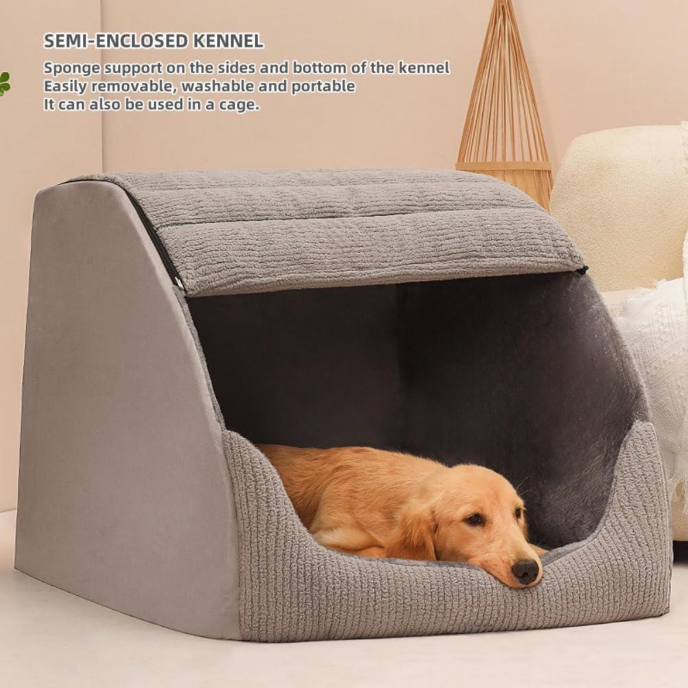 How Our Big​ Dogs Finally Found the Cozy Cave They Deserve