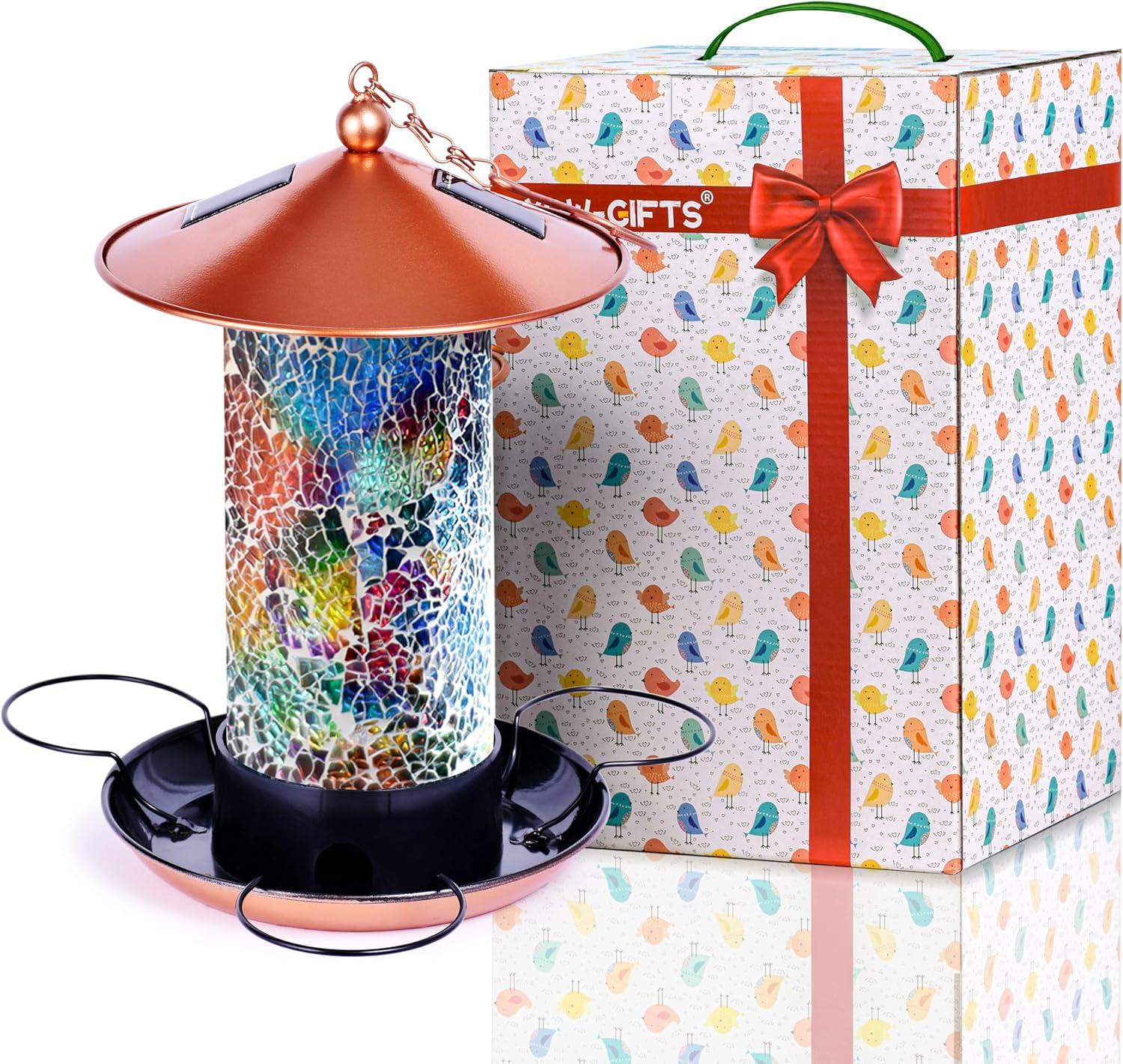 How Our⁢ Garden Brightened with This Mosaic Solar Bird Feeder