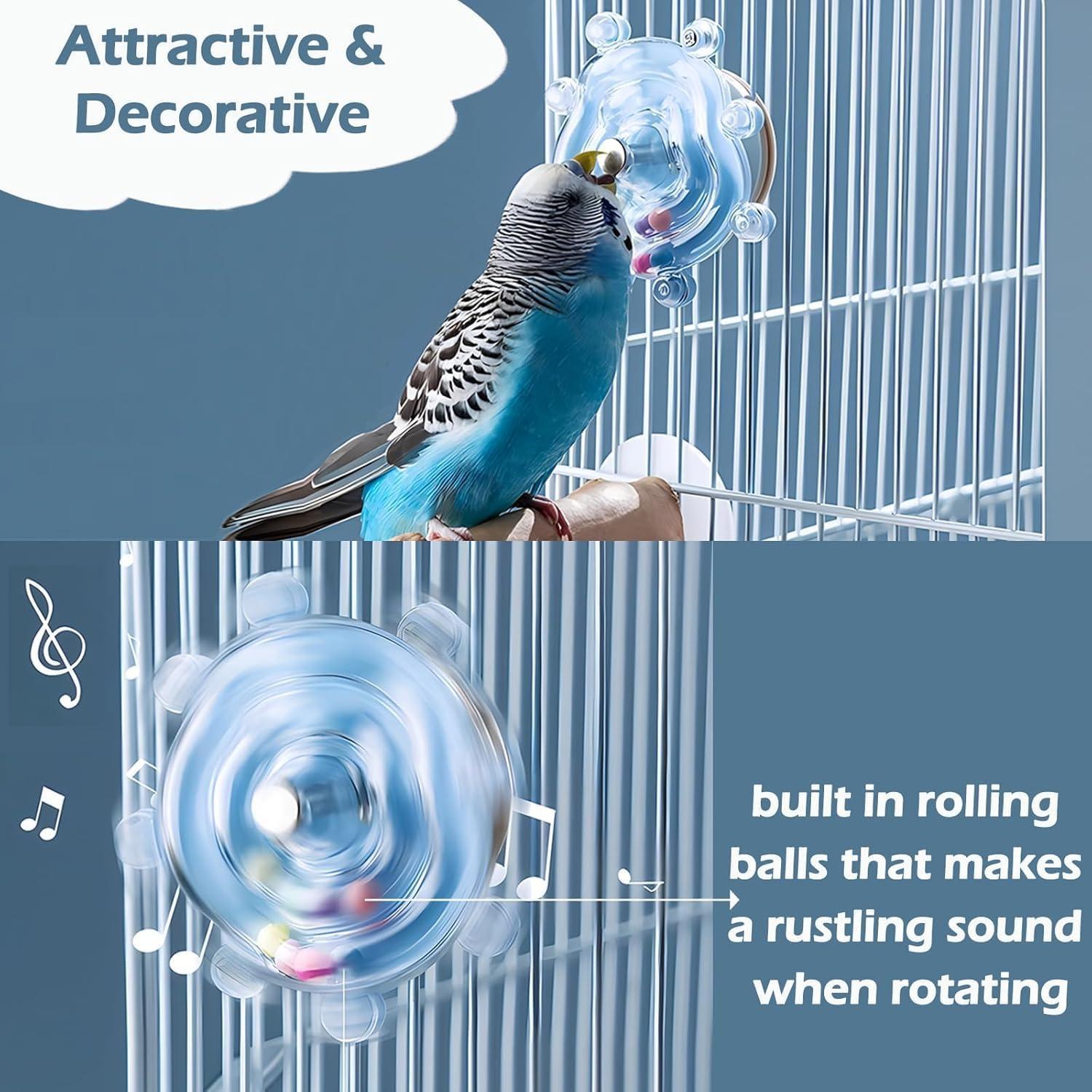 How Our⁣ Feathered Friends Stay Active ​with ​This Colorful Spinner