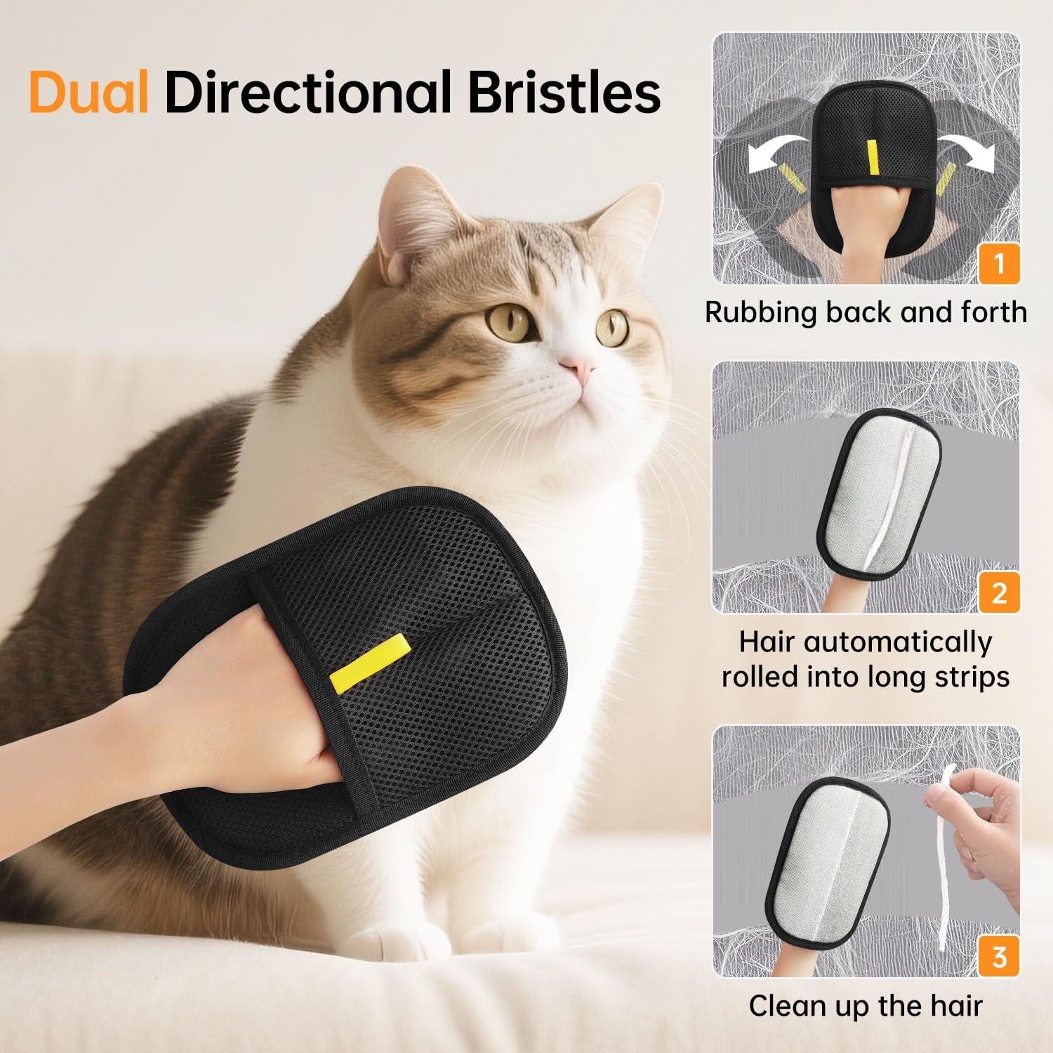 How Our Reusable Gloves‌ Made Pet Hair Cleanup Fast and Easy