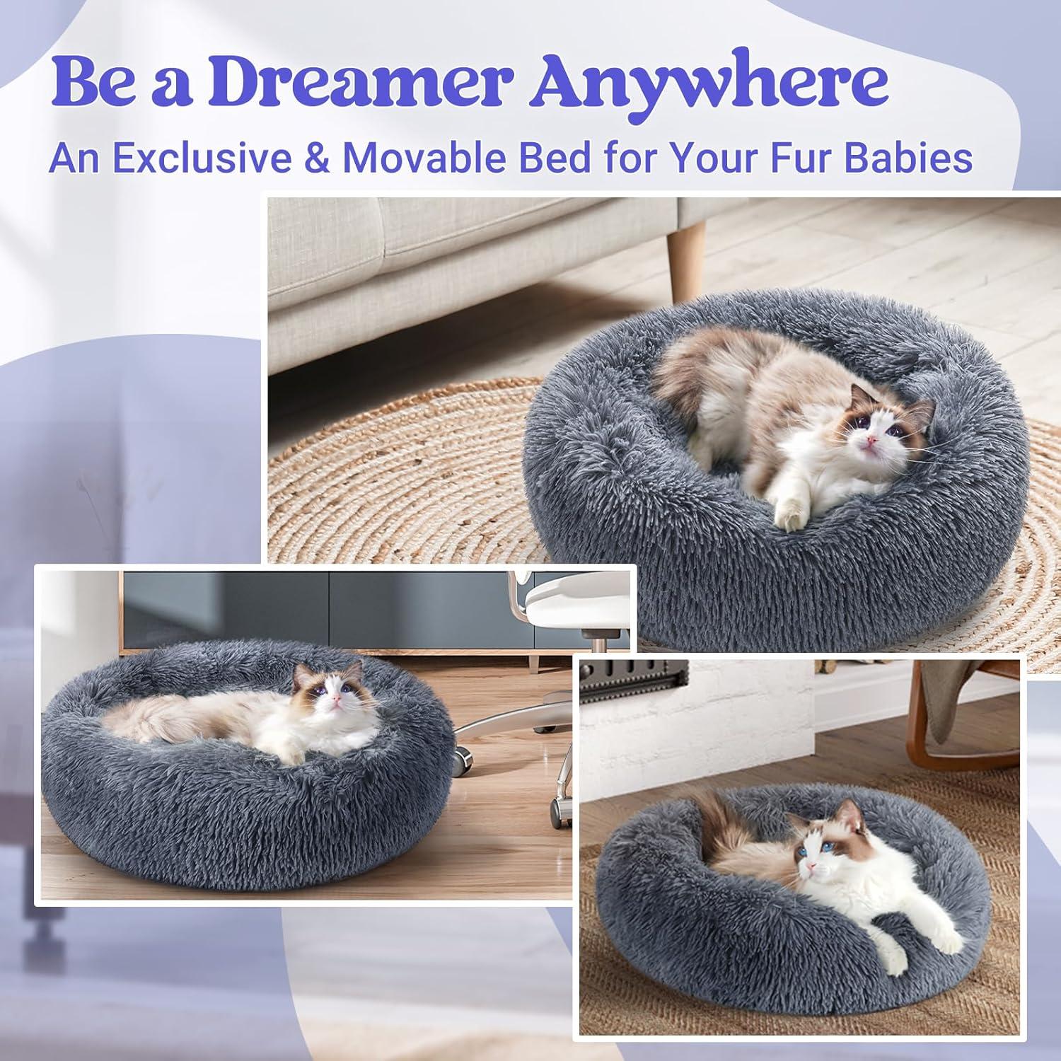 Why Our Cats Can’t Resist This cozy, Non-Slip Plush Bed