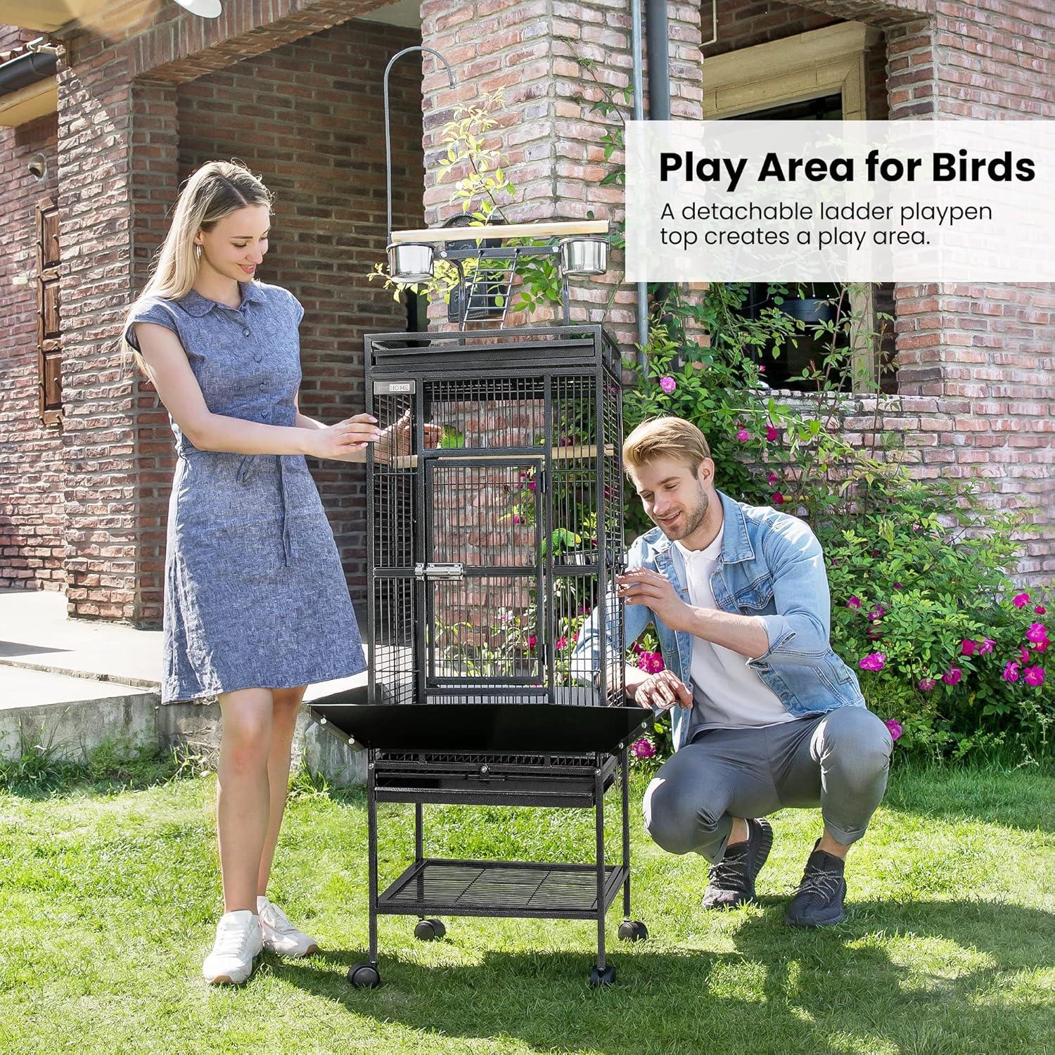 Our Spacious,‌ Stylish Bird Haven: Safe, Mobile, ‍and Easy ⁢to ⁤Clean