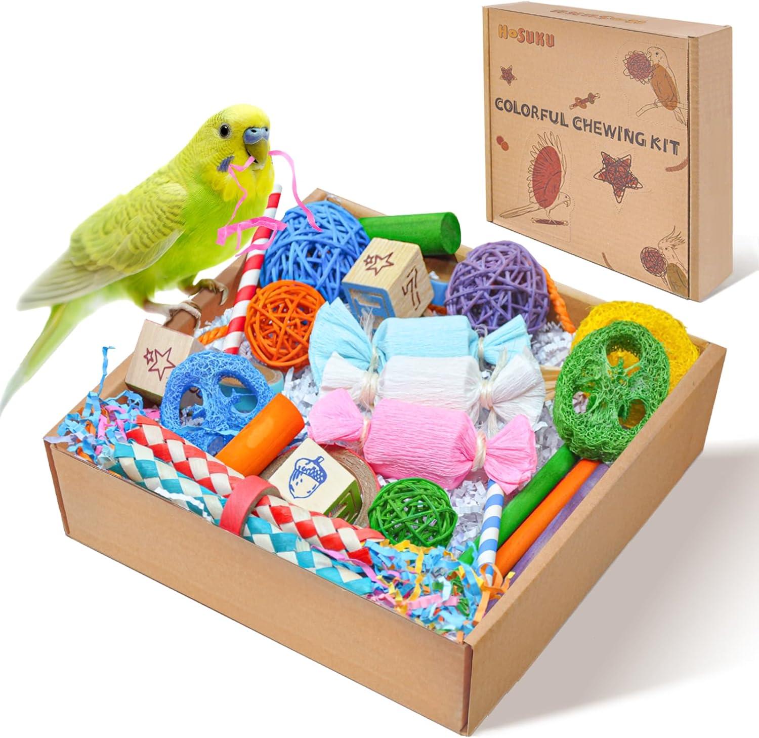 Top ‍Bird Toys for Shredding,‌ Foraging & Chewing Fun 2024